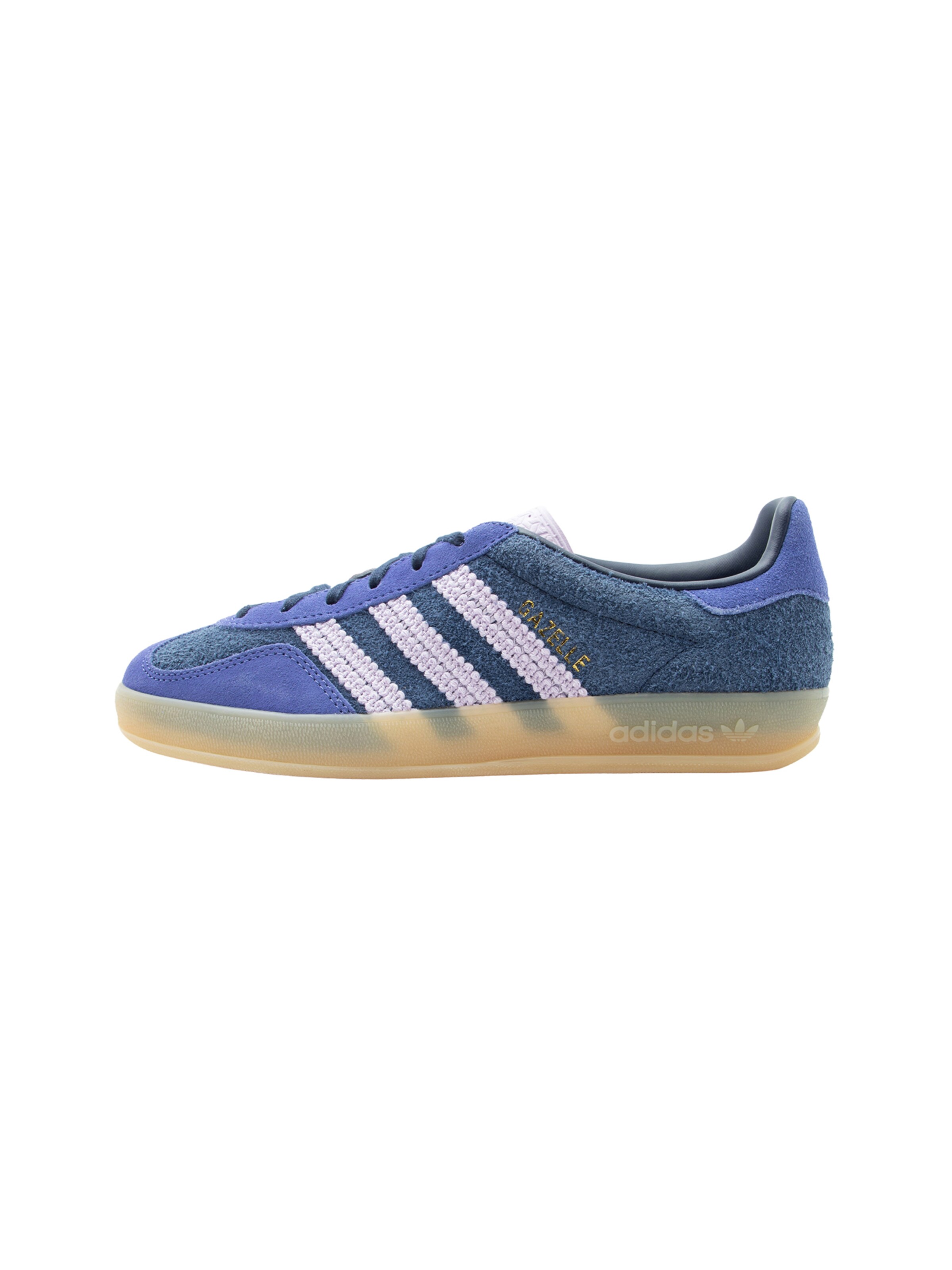 Sneaker low 'GAZELLE INDOOR' de la ADIDAS ORIGINALS pe albastru: față