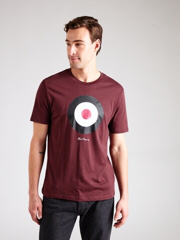 Maglietta 'Signature Target' di Ben Sherman in rosso: frontale