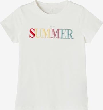 NAME IT - Camiseta 'JOSEKINE' en blanco: frente