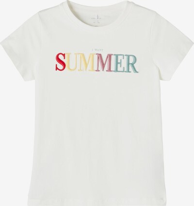 Tricou 'JOSEKINE' NAME IT pe turcoaz / galben pastel / mov orhidee / roșu / alb, Vizualizare produs