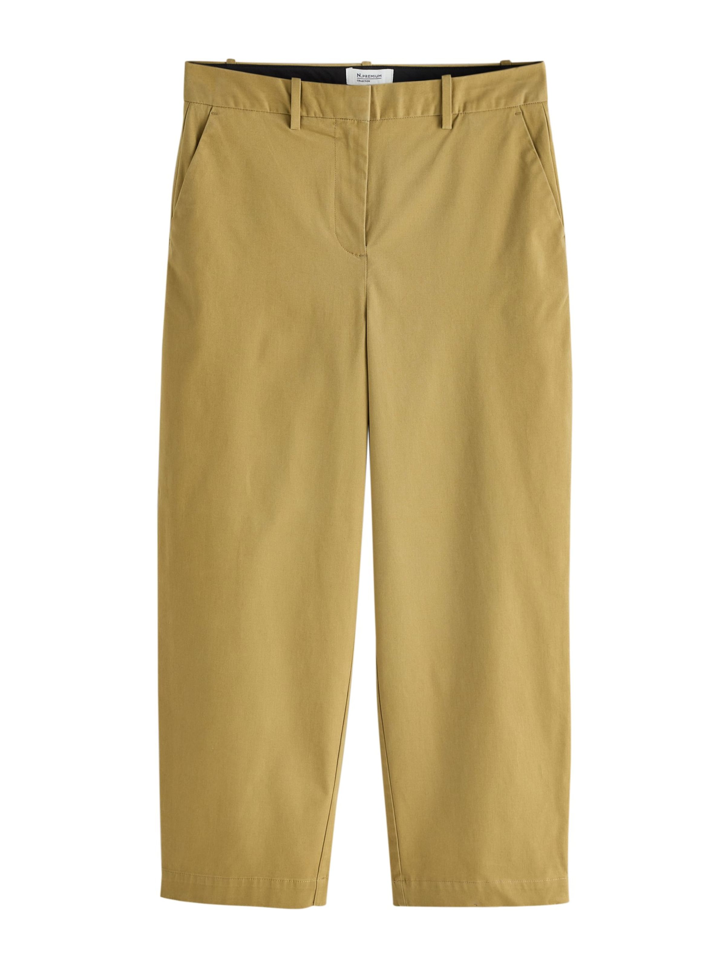 Barrel Pantalon chino 'N. Premium' Next en marron : devant