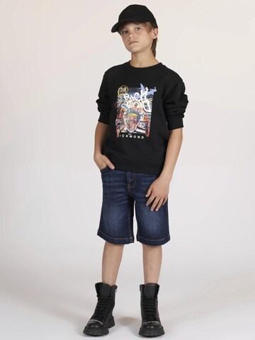 John Richmond Sweatshirt 'Graphics' in Schwarz: Vorderseite