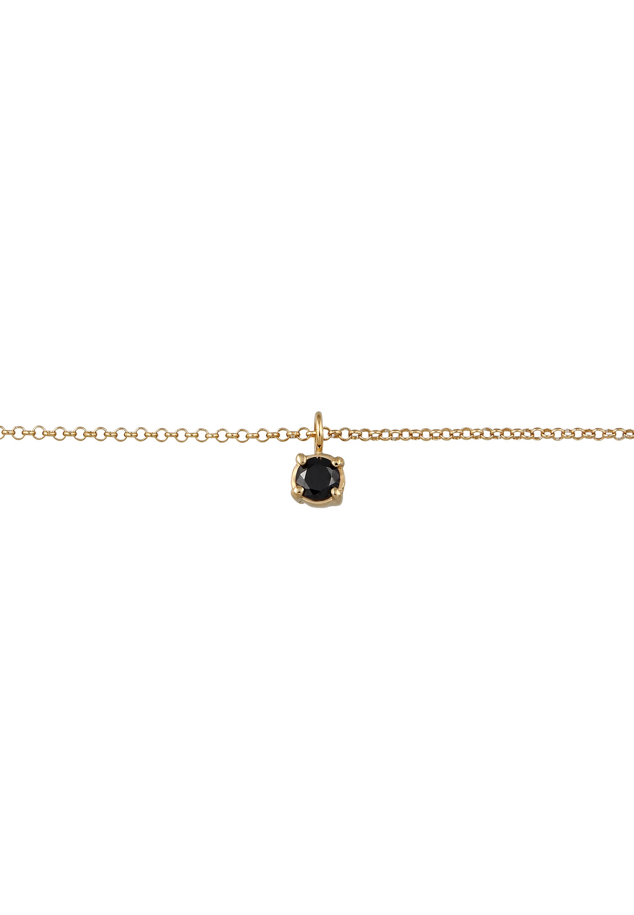 ELLI Necklace 'Zirkonia' in Black