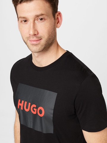 Maglietta 'Dulive222' di HUGO Red in nero