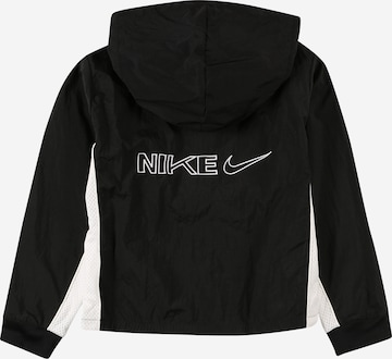 NIKE Sportjacke 'CROSSOVER' in Schwarz