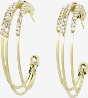 Boucles d'oreilles 'Anikama' AVANT-GARDE PARIS en or : devant