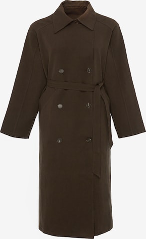 usha BLACK LABEL Tussenmantel in Bruin: voorkant