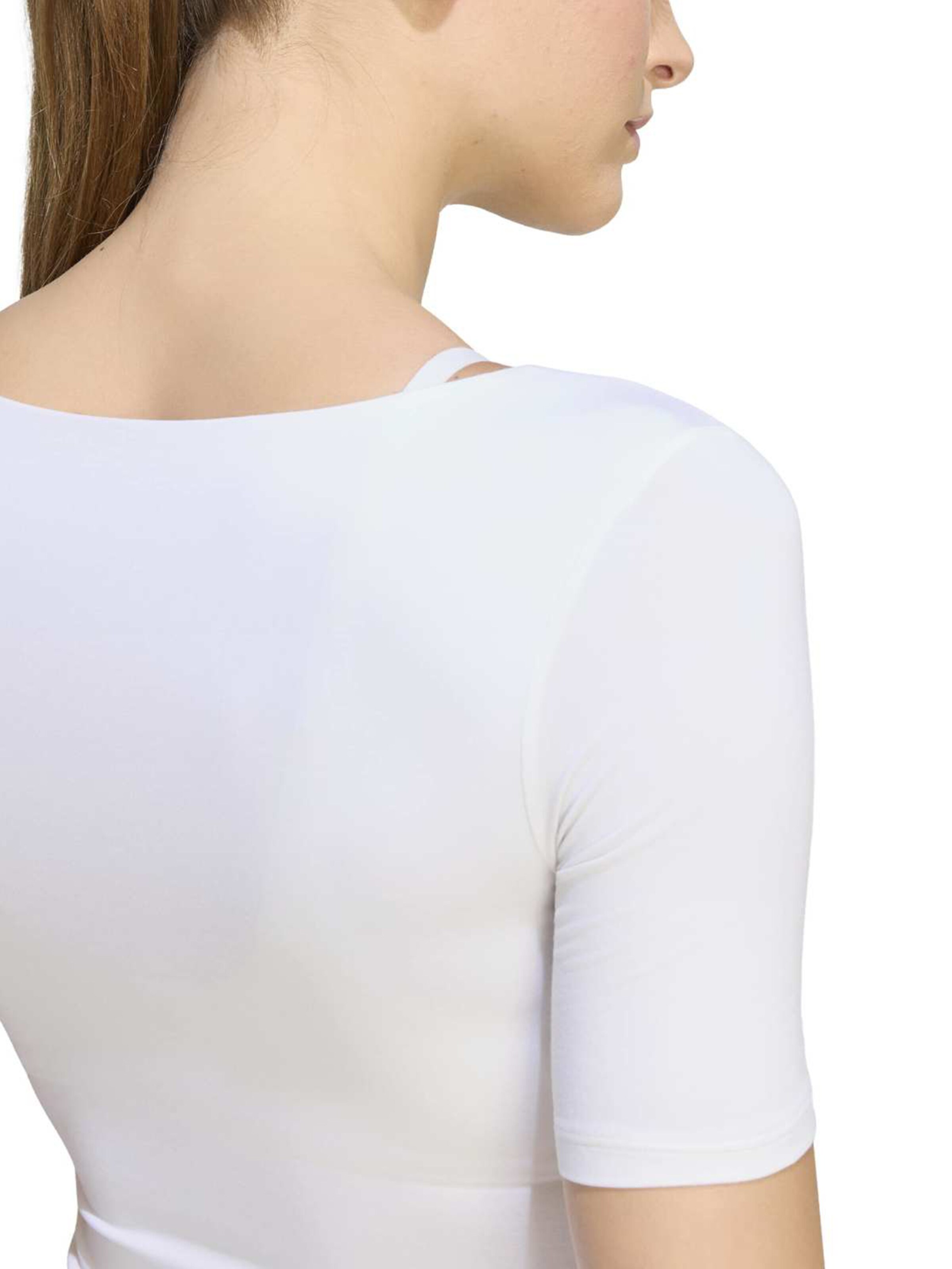 ADIDAS PERFORMANCE Functioneel shirt 'ALL ME ESS' in Wit
