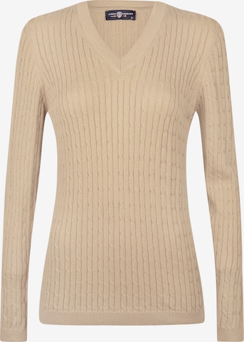 Pull-over Jimmy Sanders en gris : devant