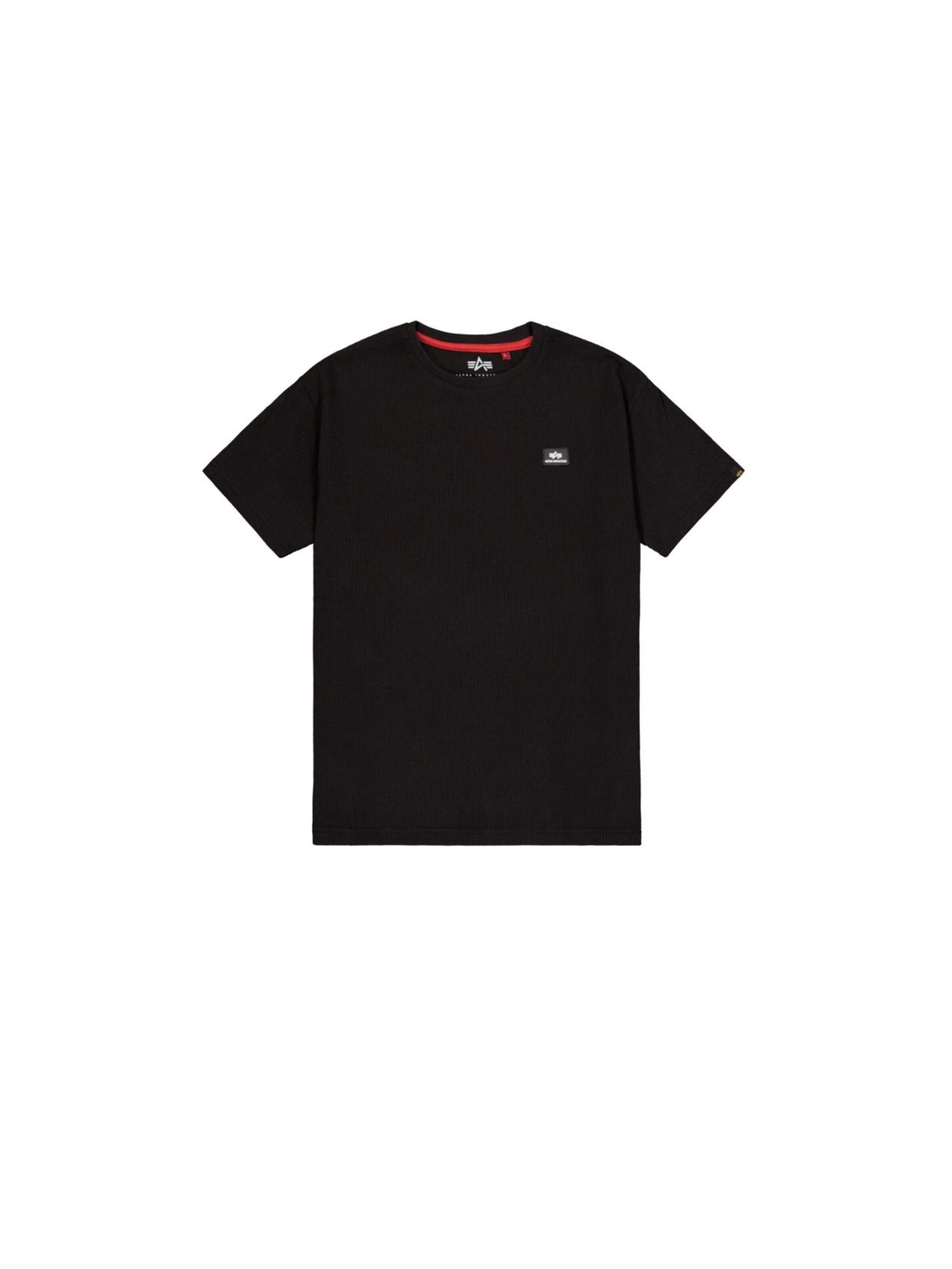 Maglietta di ALPHA INDUSTRIES in nero: frontale