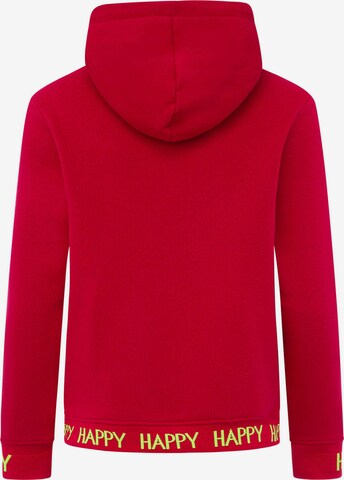 Zwillingsherz Sweatshirt 'Victoria' in Rot