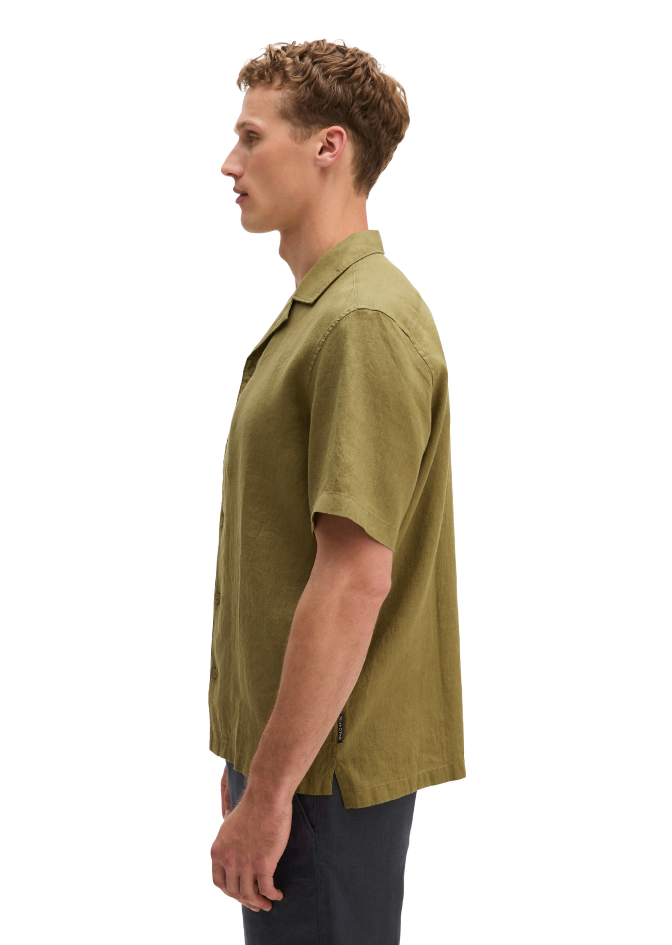 Marc O'Polo Regular fit Overhemd in Groen