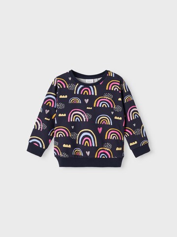 Sweat-shirt 'Larainbow' NAME IT en bleu