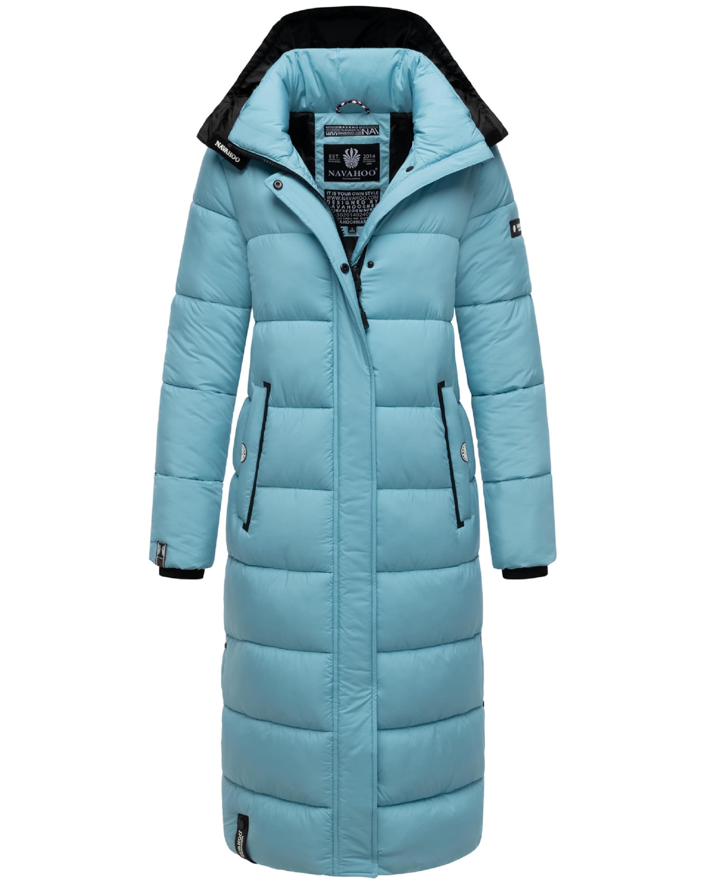 NAVAHOO Talvemantel 'Isalie', värv sinine: eest vaates