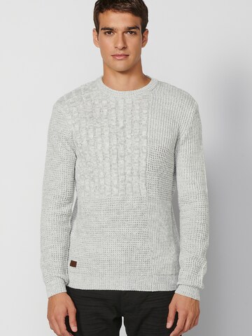 KOROSHI Sweater in Grey: front