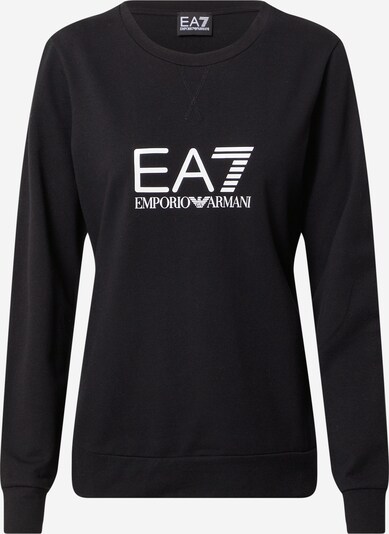 EA7 Emporio Armani Sweatshirt in schwarz / weiß, Produktansicht