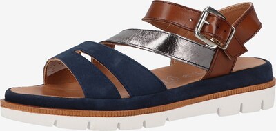 Marc Shoes Sandalen in blau / braun / silber, Produktansicht