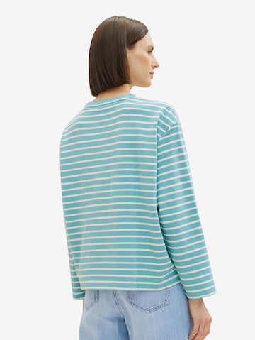 TOM TAILOR Sweatshirt in Blau