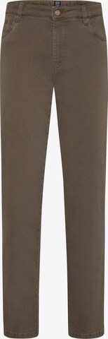 MEYER Regular Jeans in Brown: front