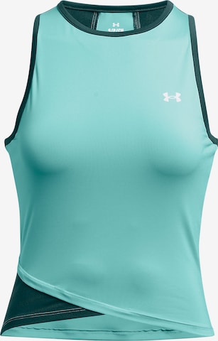 UNDER ARMOUR Sports Top 'Vanish' in Green: front