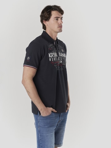 KOROSHI Poloshirt in Blau