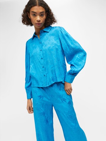 OBJECT Bluse 'Aya' i blå