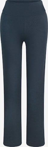 Leela COTTON Wide leg Pants 'Damen Bio-Baumwoll Komforthose' in Blue: front