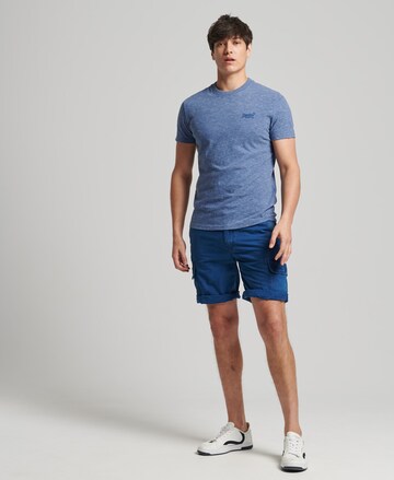 Superdry Regular Cargohose in Blau