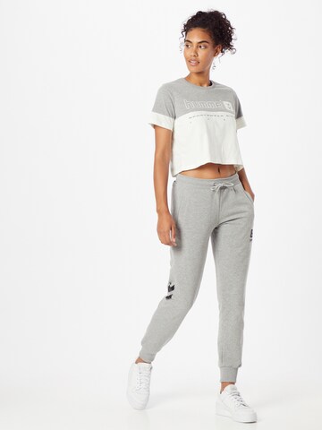 Hummel Tapered Sporthose 'Alula' in Grau