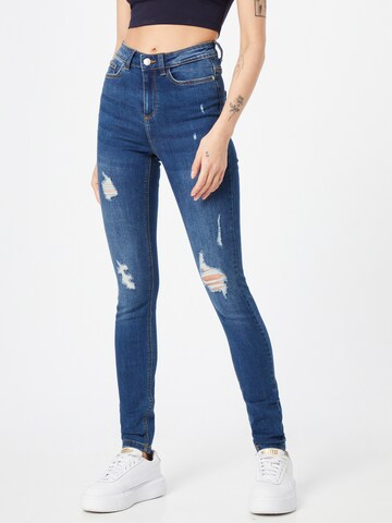 Noisy may Skinny Jeans 'CALLIE' i blå: framsida