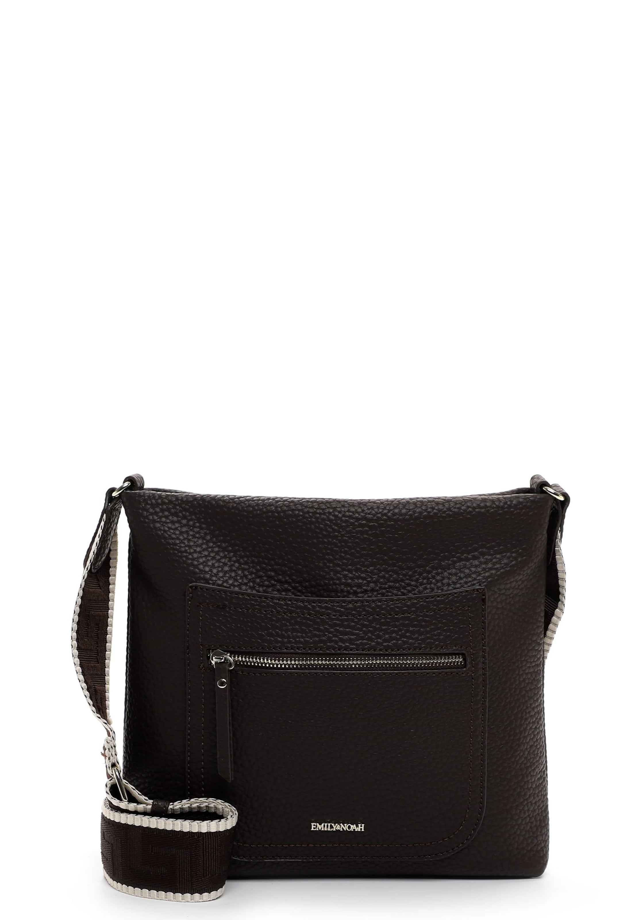 Sac à bandoulière 'Heidi' Emily & Noah en marron : devant