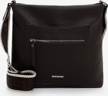 Sac bandoulière 'Heidi' Emily & Noah en marron : devant