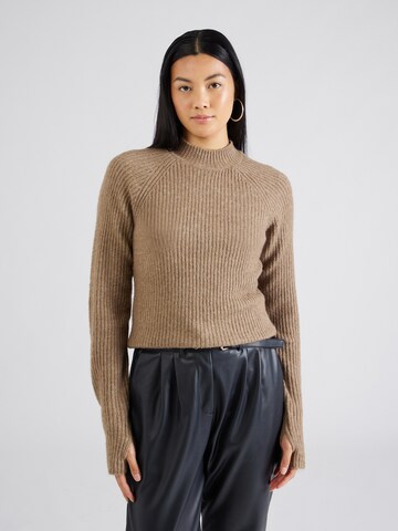 PIECES Pullover 'JUNA' in Beige: predná strana