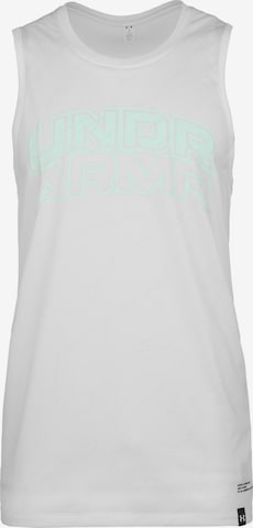 UNDER ARMOUR Functioneel shirt 'Futures Retro' in Wit: voorkant