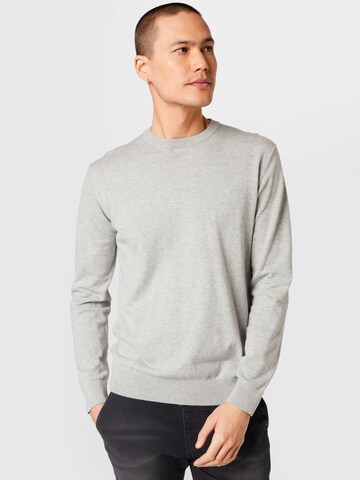 INDICODE JEANS Pullover 'Townsend' in Grau: predná strana