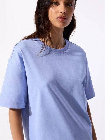 T-shirt oversize Pull&Bear en bleu
