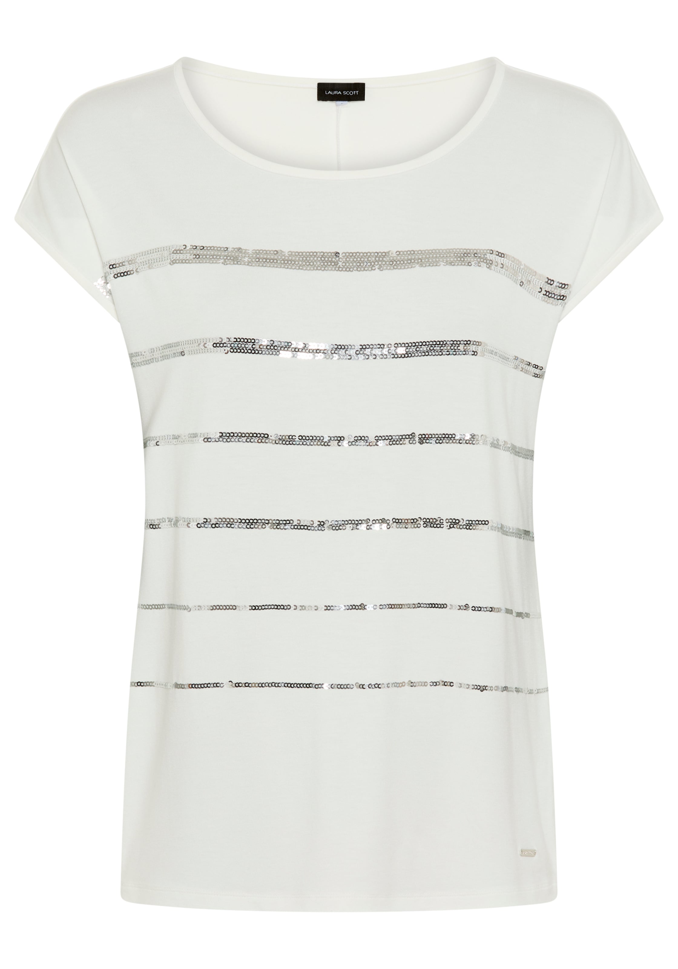 LAURA SCOTT T-Shirt in Weiß: Vorderseite