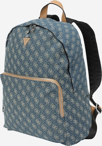 GUESS Backpack 'STRAVE' in Blue: front