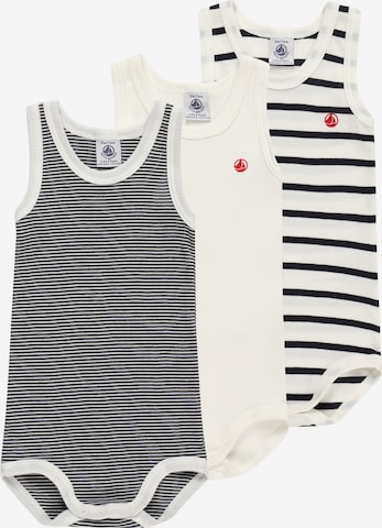 PETIT BATEAU Romper/Bodysuit in Black: front