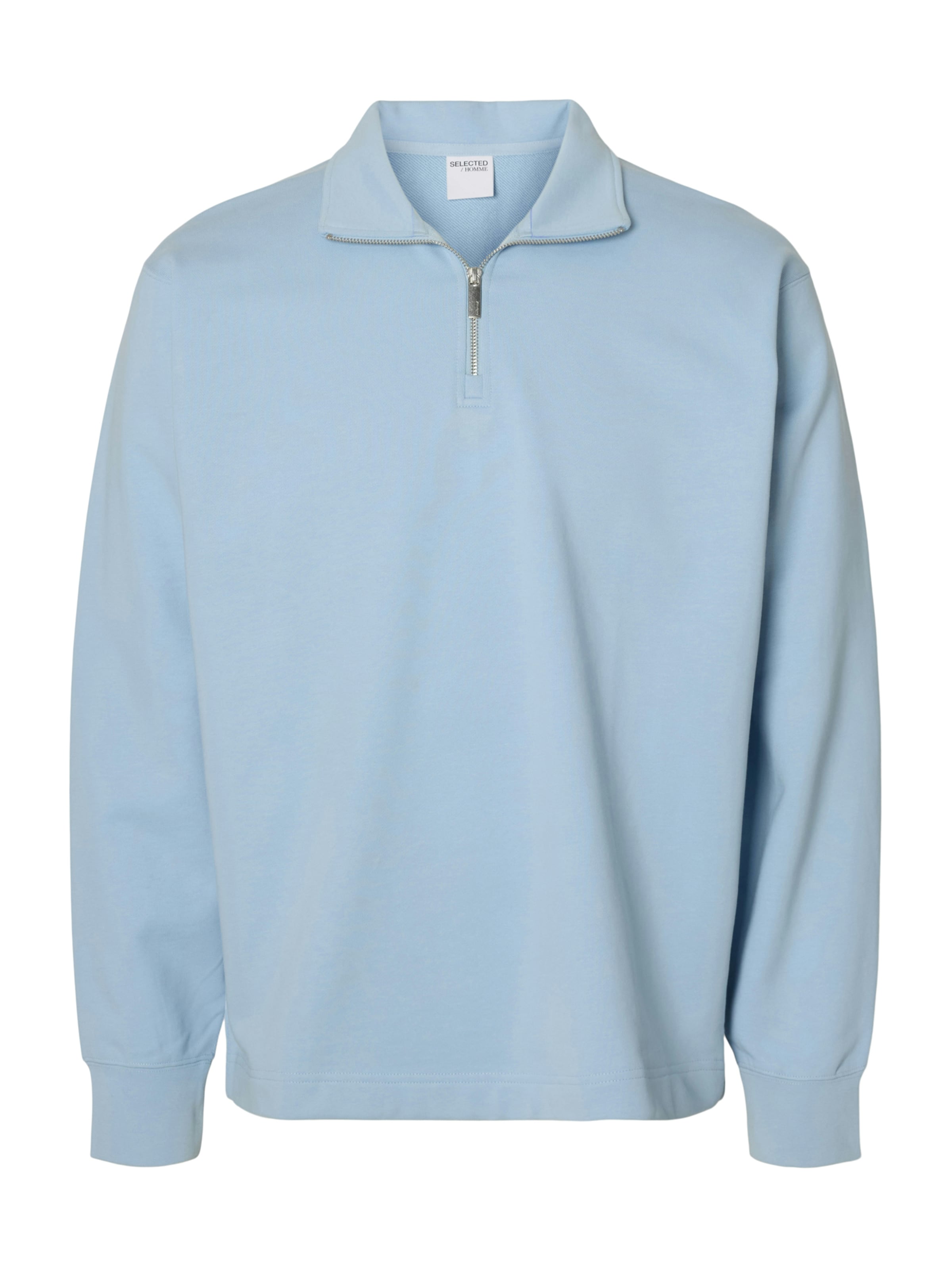 SELECTED Sweatshirt 'SLHLUKE' i blå: forside