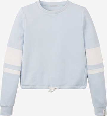 TOM TAILOR Sweatshirt in Blau: predná strana