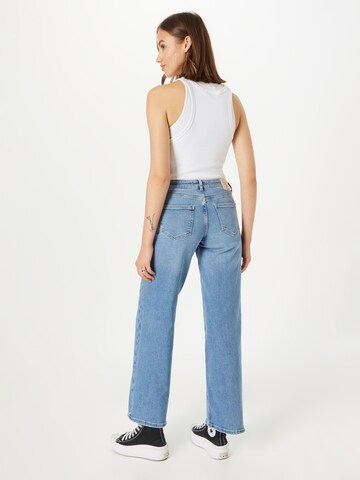 ONLY Wide leg Jeans 'JUICY' in Blauw