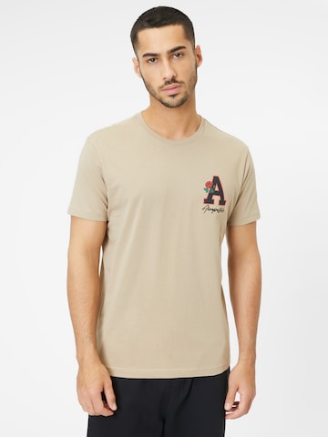 T-Shirt AÉROPOSTALE en beige : devant