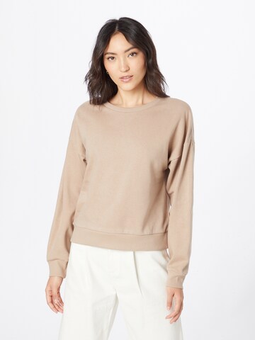 NAME IT Sweatshirt 'KIM' in Bruin: voorkant