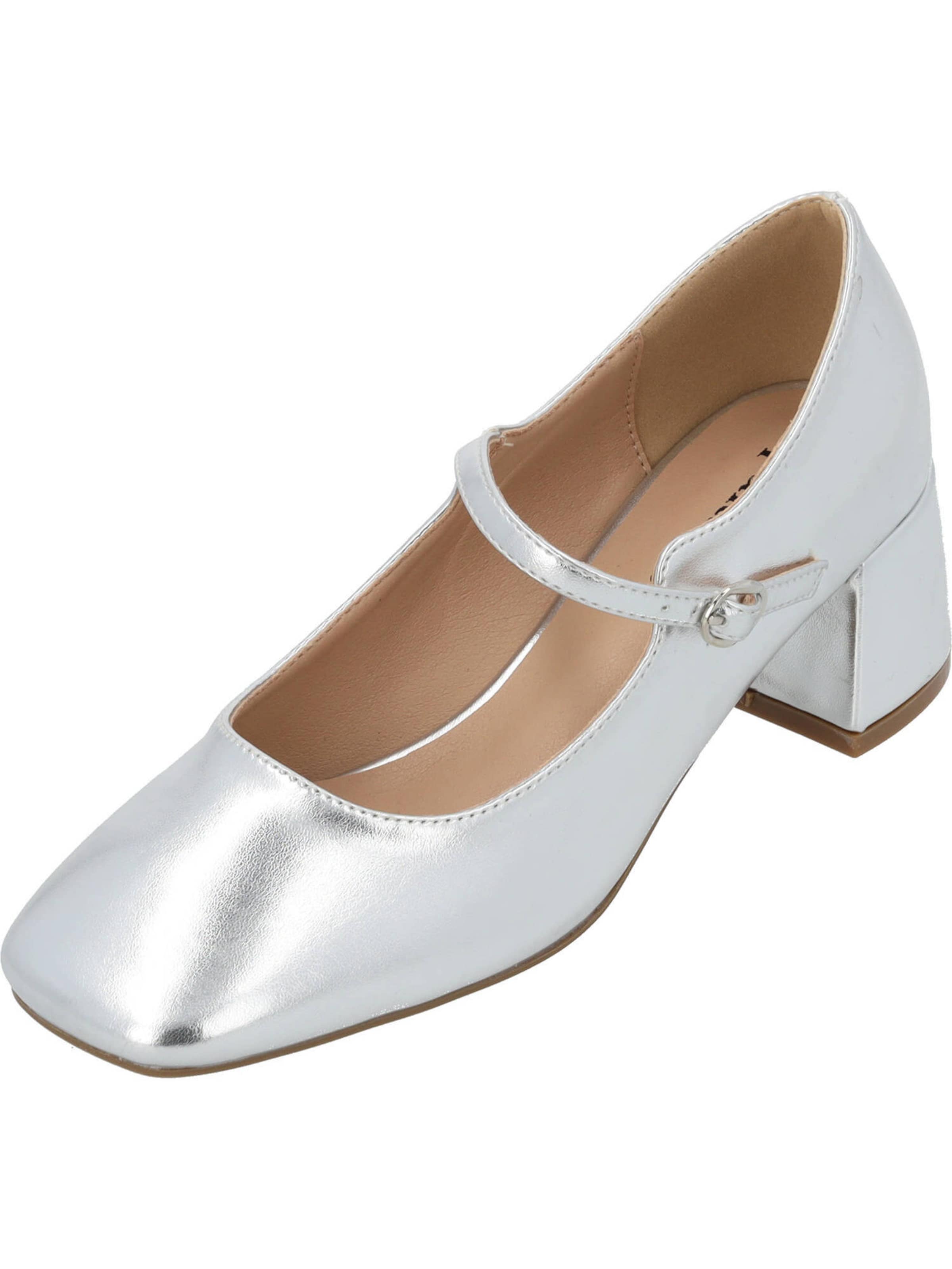 Escarpins 'Nataye' Palado en argent : devant