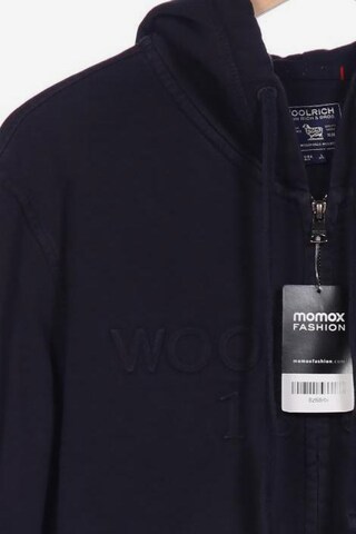 Woolrich Sweatshirt & Zip-Up Hoodie in XL in Blue