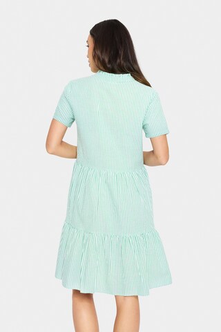SAINT TROPEZ Jurk 'Elmiko' in Groen