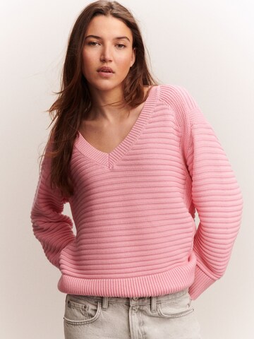 Next Sweater in Pink: front