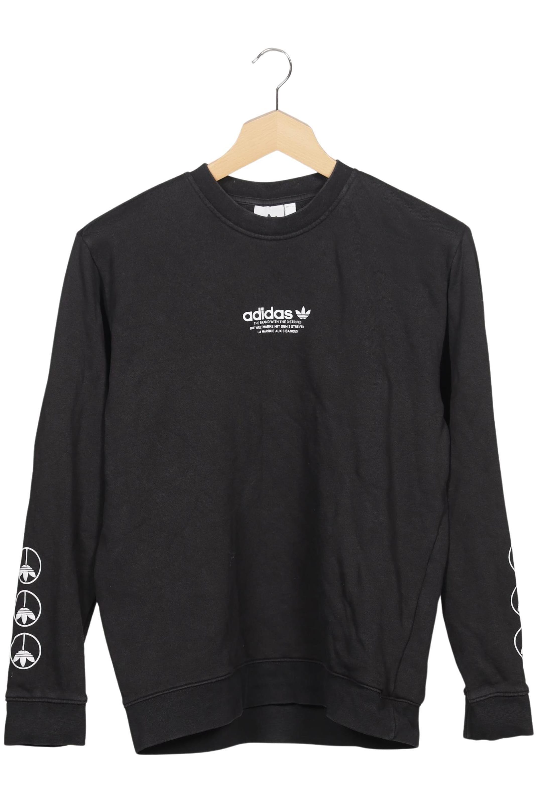 ADIDAS ORIGINALS Sweater XL in Schwarz: Vorderseite