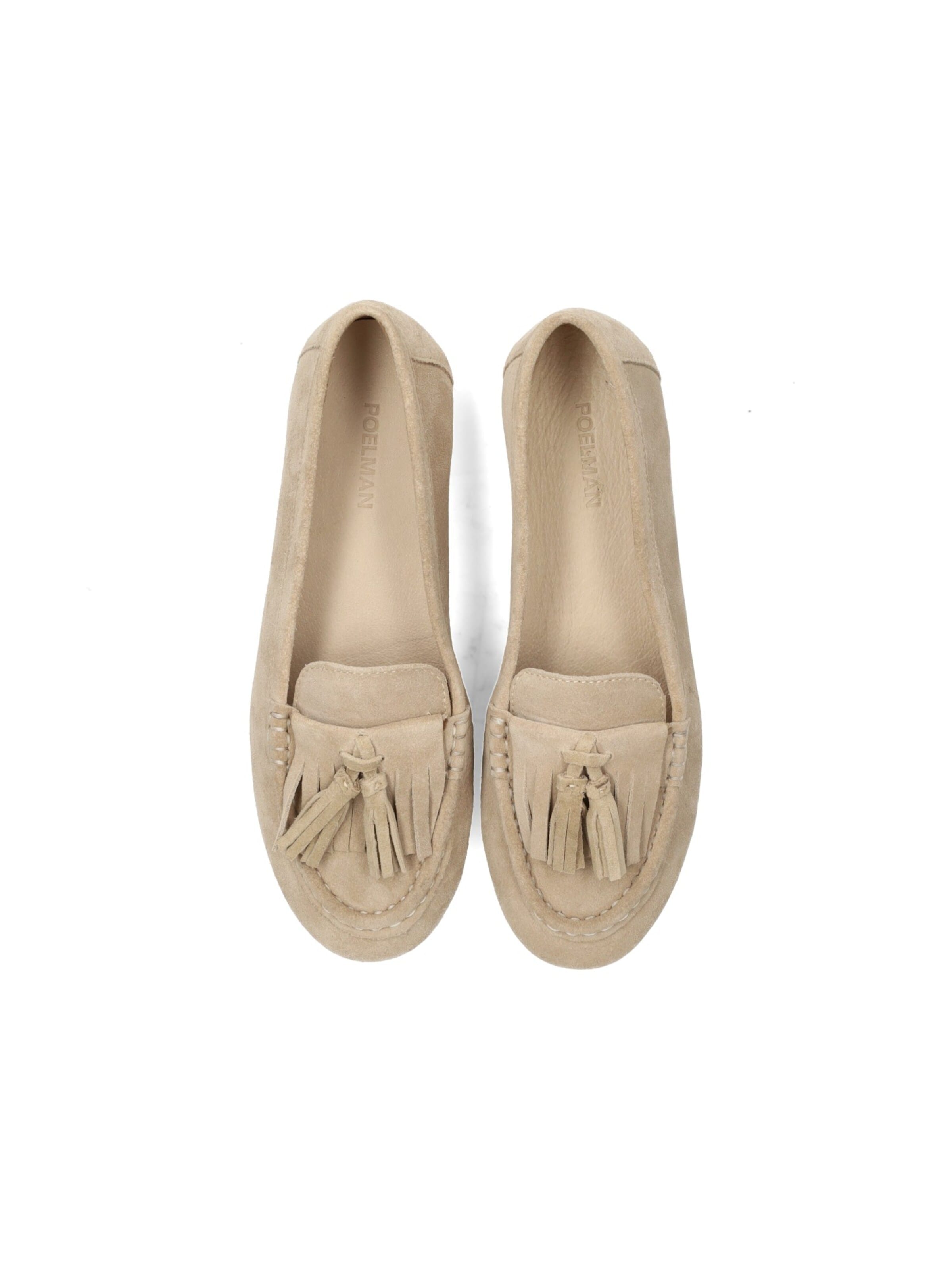 Poelman Moccasins in Beige